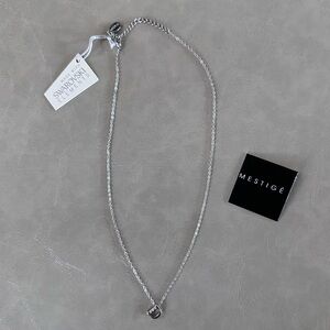 NWT Mestige Swarovski Crystal Initial “D” Necklace